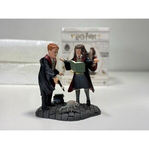 Dept 56 Harry Potter Wingardium Leviosa! 6002316  Ron Hermione NEW OPEN‎ BOX